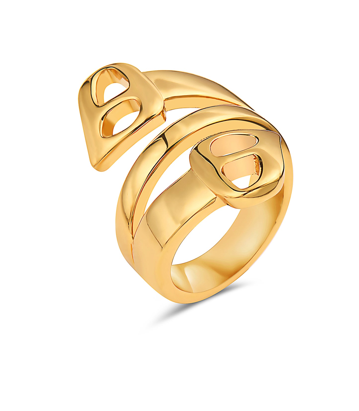 Medusa Ring Polished Gold