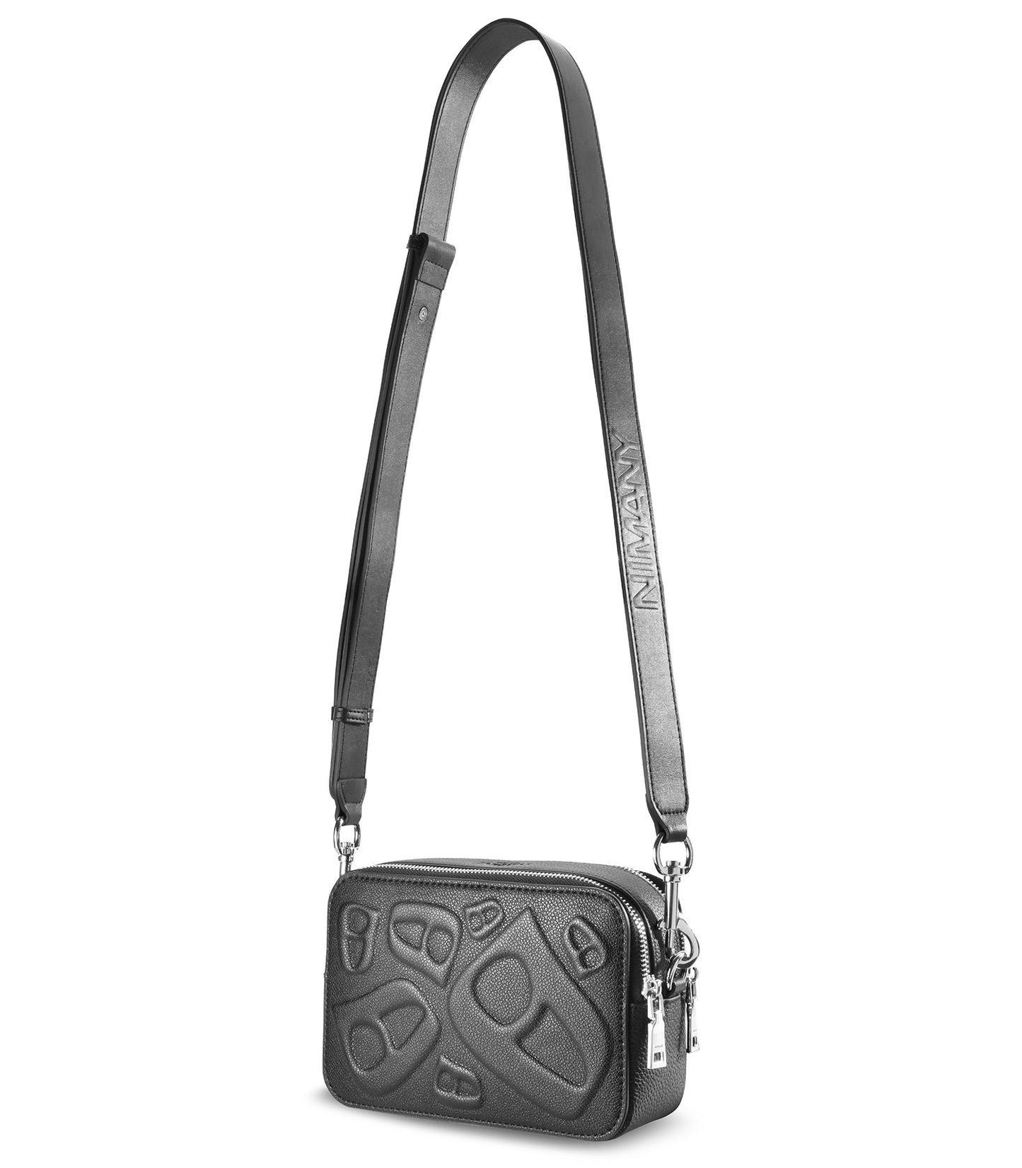 City Bag Black Caviar (Silver Hardware)