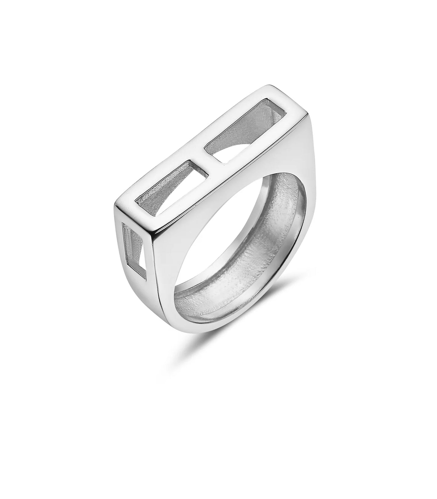 Luna Flat Ring Steel