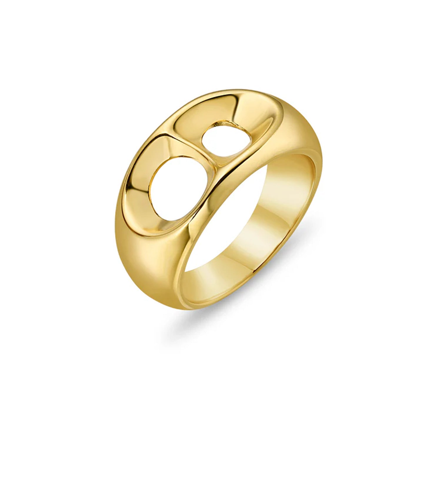 Luna Drop Ring Gold