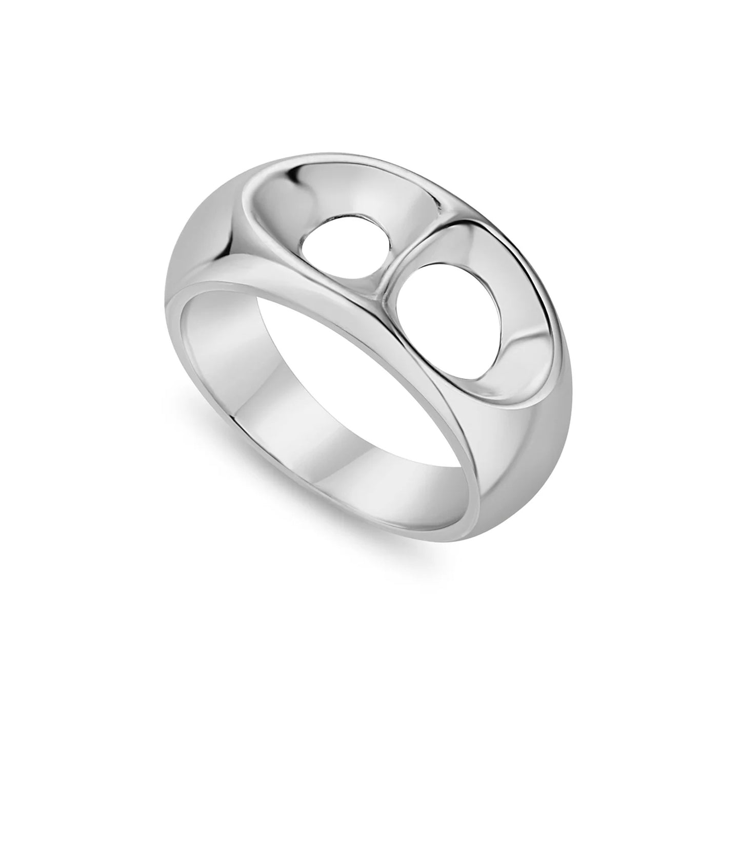 Luna Drop Ring Steel