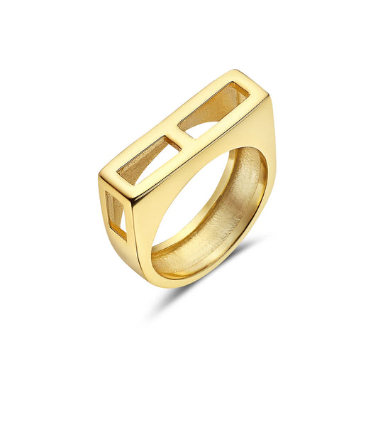 Luna Flat Ring Gold