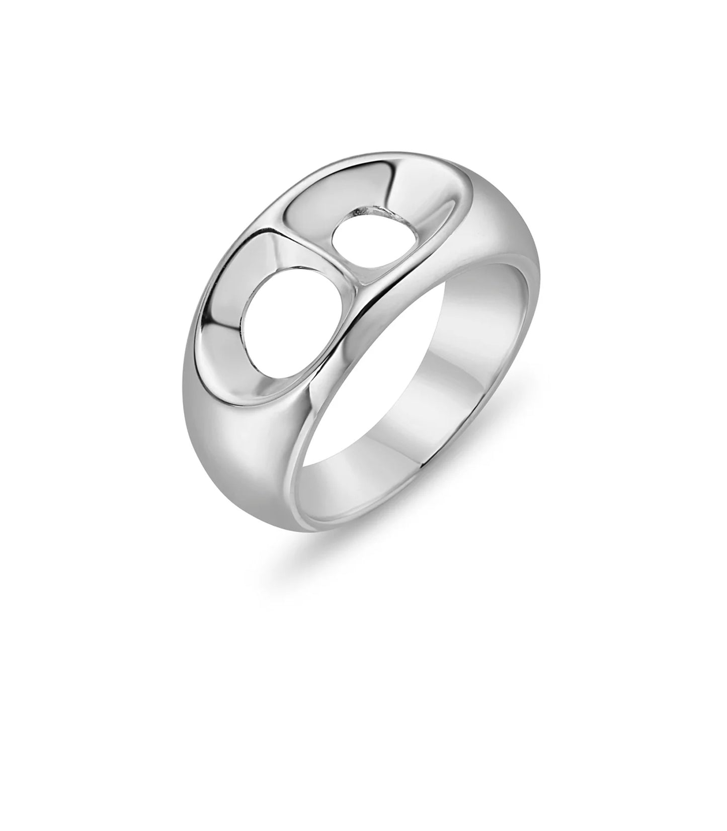 Luna Drop Ring Steel