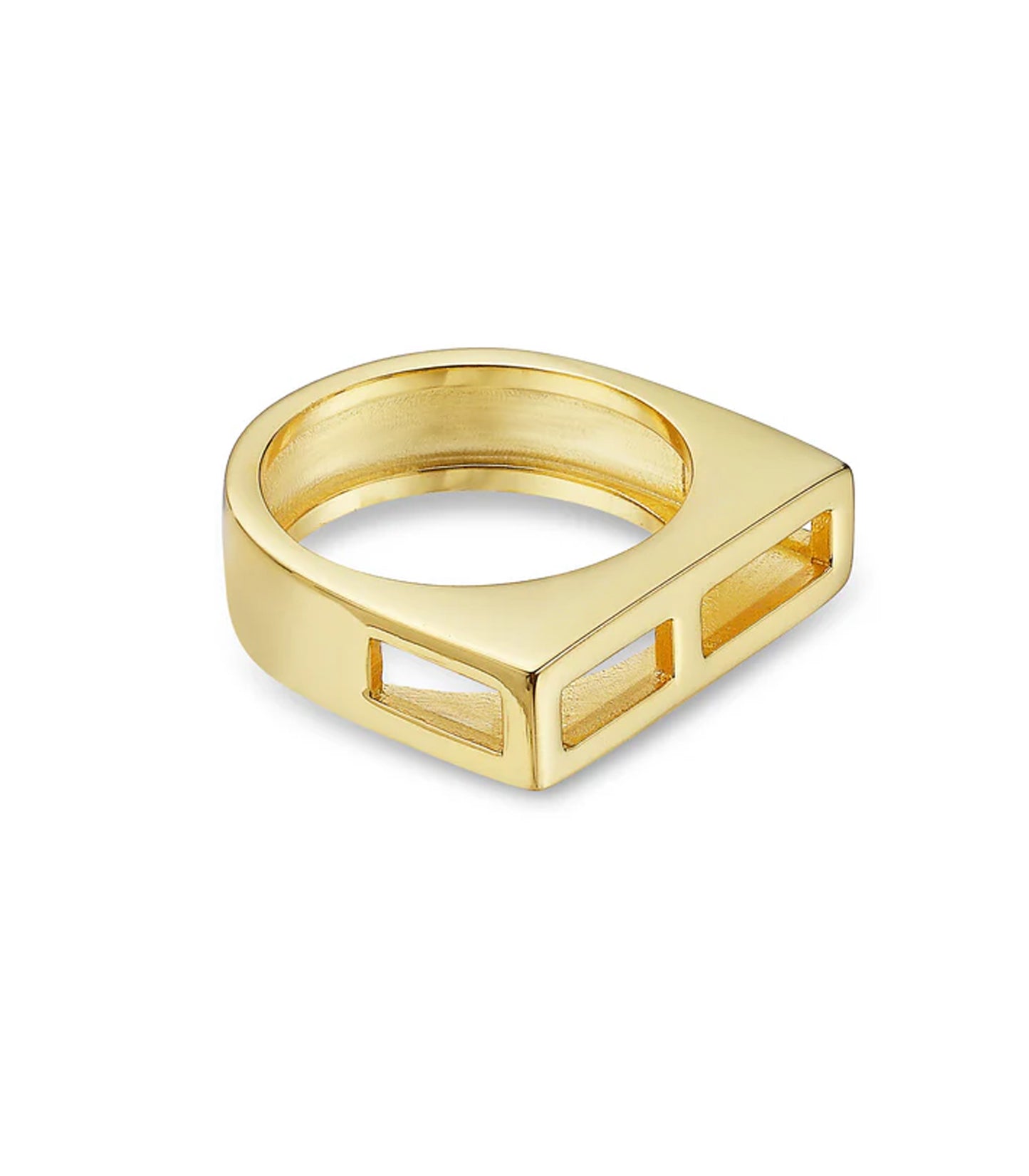 Luna Flat Ring Gold