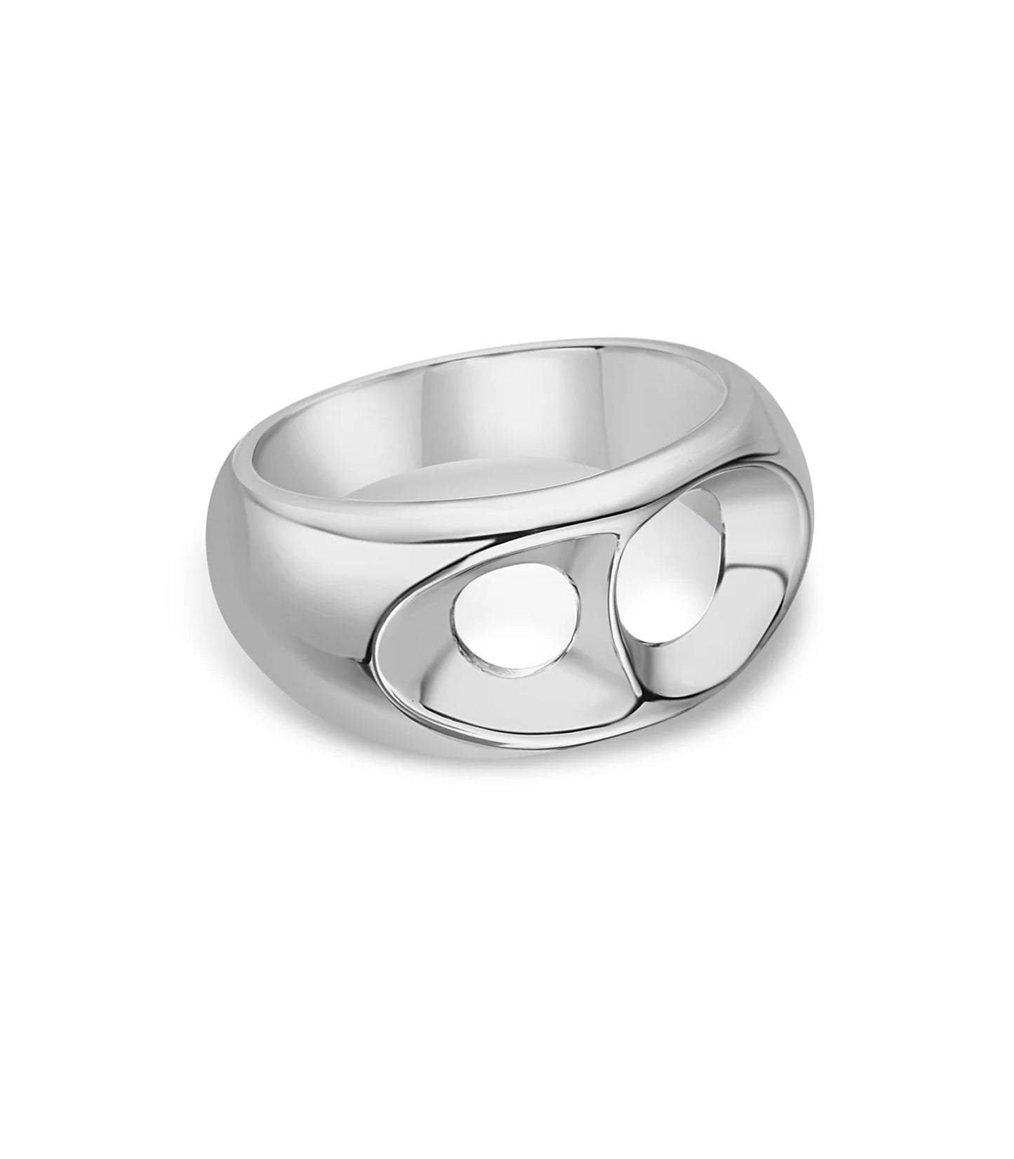 Luna Drop Ring Steel