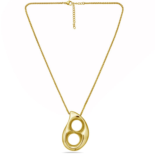 Luna Drop Necklace Gold