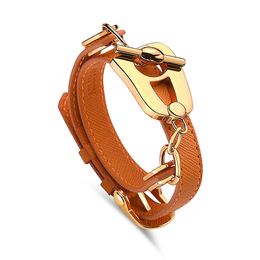 Paris Bracelet - Gold/Orange