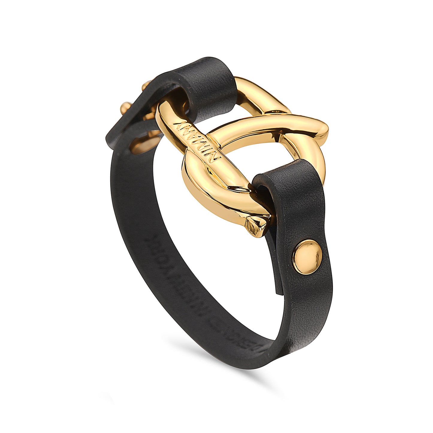 Berlin Bracelet-Ladies (Black / Gold)