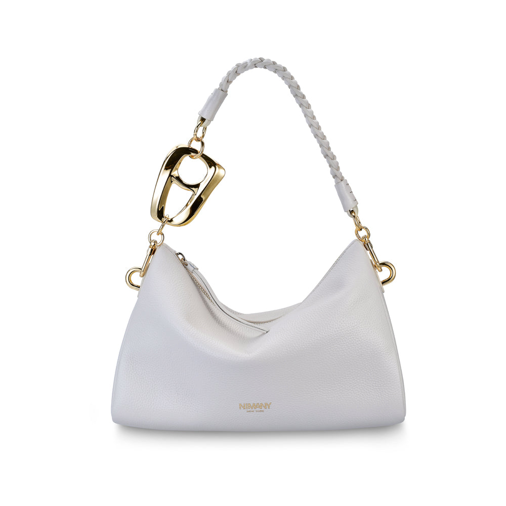 The Minna Bag: Beige & Gold