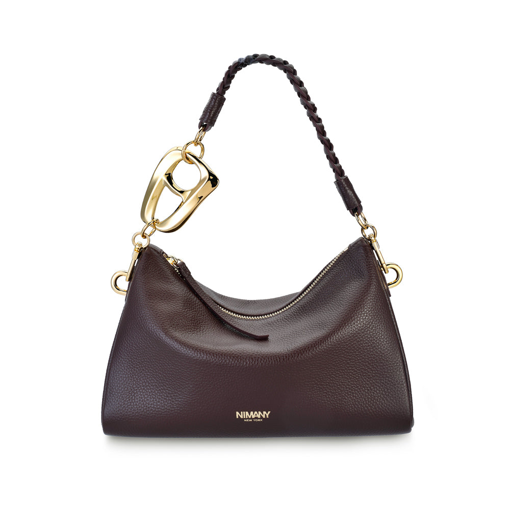 The Minna Bag: Brown & Gold