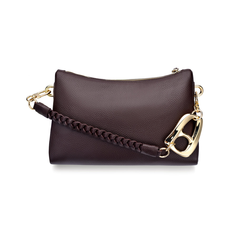 The Minna Bag: Brown & Gold