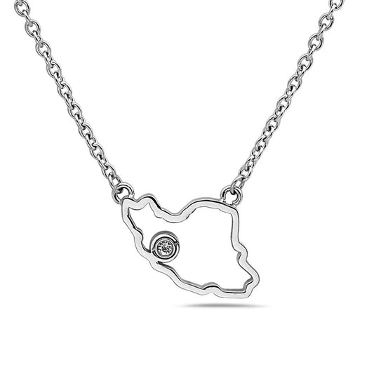 Outland Line Necklace Steel