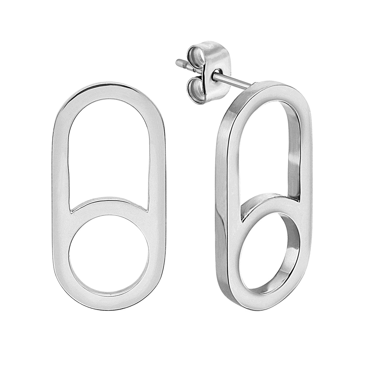 Luna Mono Earring Steel