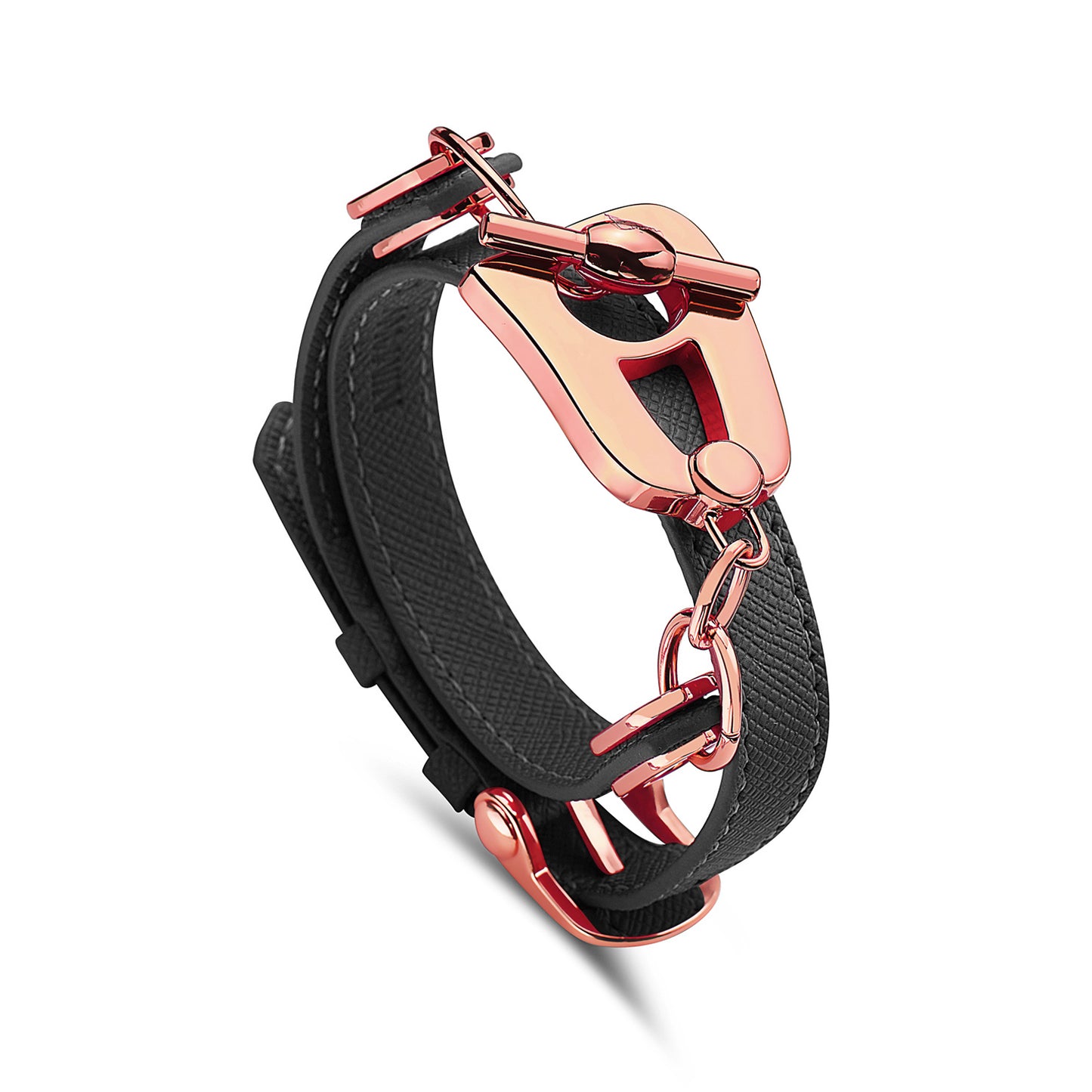 Paris Bracelet - Rose Gold/Black