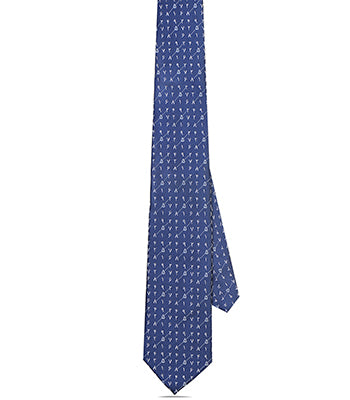 Magic Navy Numbers Tie - NIMANY Studio