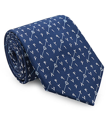 Magic Navy Numbers Tie - NIMANY Studio