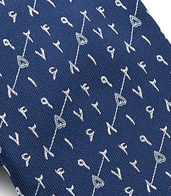 Magic Navy Numbers Tie - NIMANY Studio