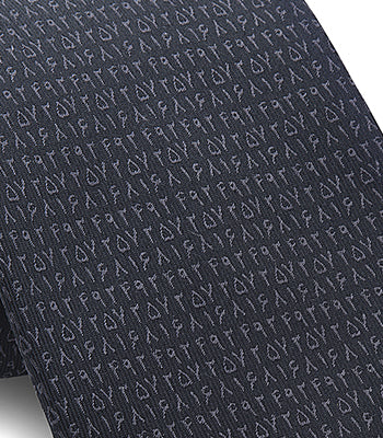 Double Ash Numbers Tie - NIMANY Studio