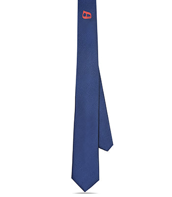 Navy Luna Skinny Tie - NIMANY Studio