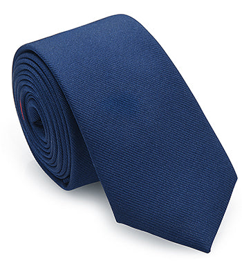 Navy Luna Skinny Tie - NIMANY Studio