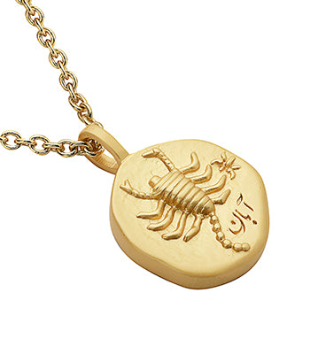 Zodiac Sign Necklace Scorpio