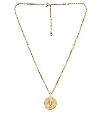 Zodiac Sign Necklace Scorpio