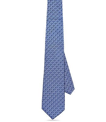 IR Navy/Grey Tie - NIMANY Studio