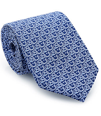 IR Navy/Grey Tie - NIMANY Studio