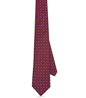 Bordeaux Shades Tie - NIMANY Studio