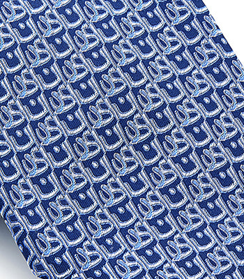 IR Navy/Grey Tie - NIMANY Studio