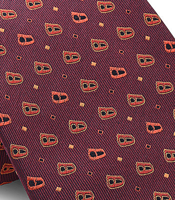 Bordeaux Shades Tie - NIMANY Studio