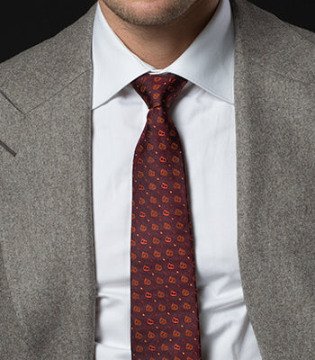 Bordeaux Shades Tie - NIMANY Studio